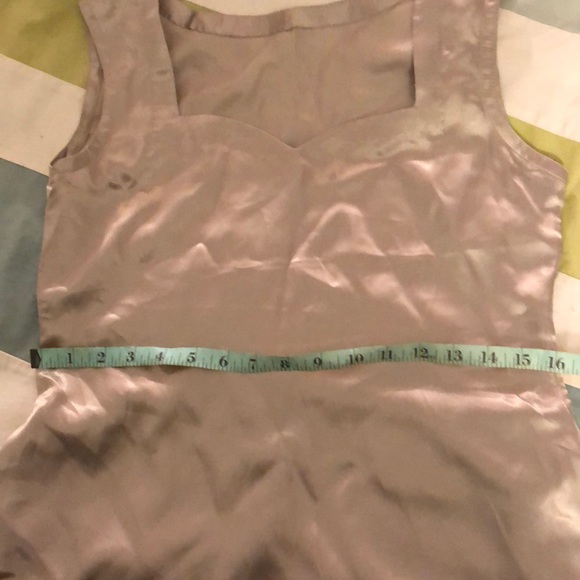 Pale purple crocheted net and satin lengha NEW - Picture 8 of 8